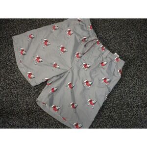 Columbia PFG Shorts Mens M Gray Collegiate Backcast II Georgia Bulldogs Uga Logo